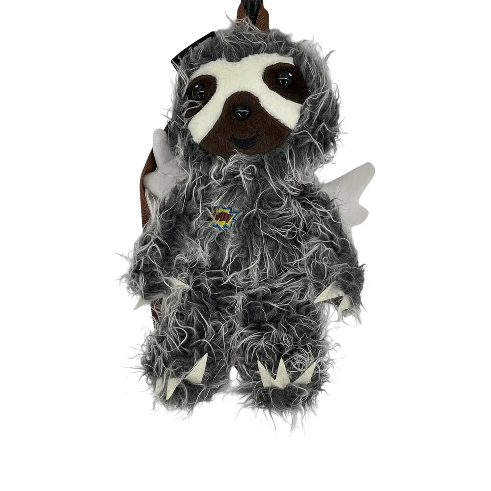 Marvel Disney+ Bioworld Ms. Marvel Sloth Baby Backpack with‎ Wings Plush
